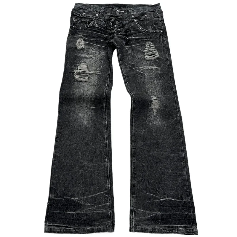 Men Shoes Jeans - Jeans Femininos Estilo High Street, Cintura