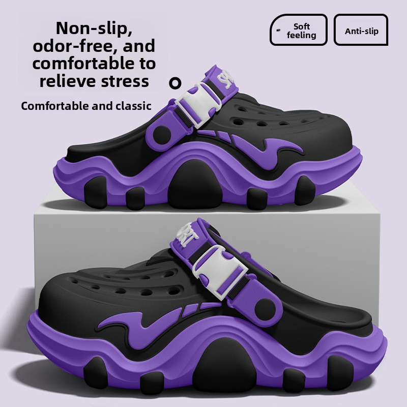Men'S Shoes With Support - Sandálias de praia respiráveis e antiderrapantes