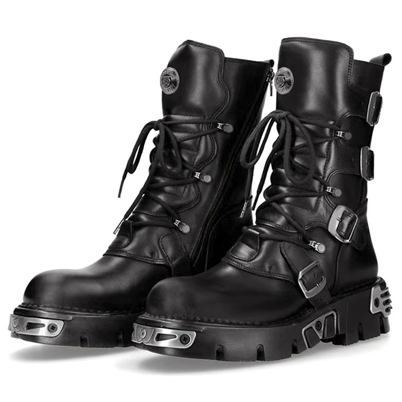 Men Shoes Type - Homens de luxo moda punk gótico