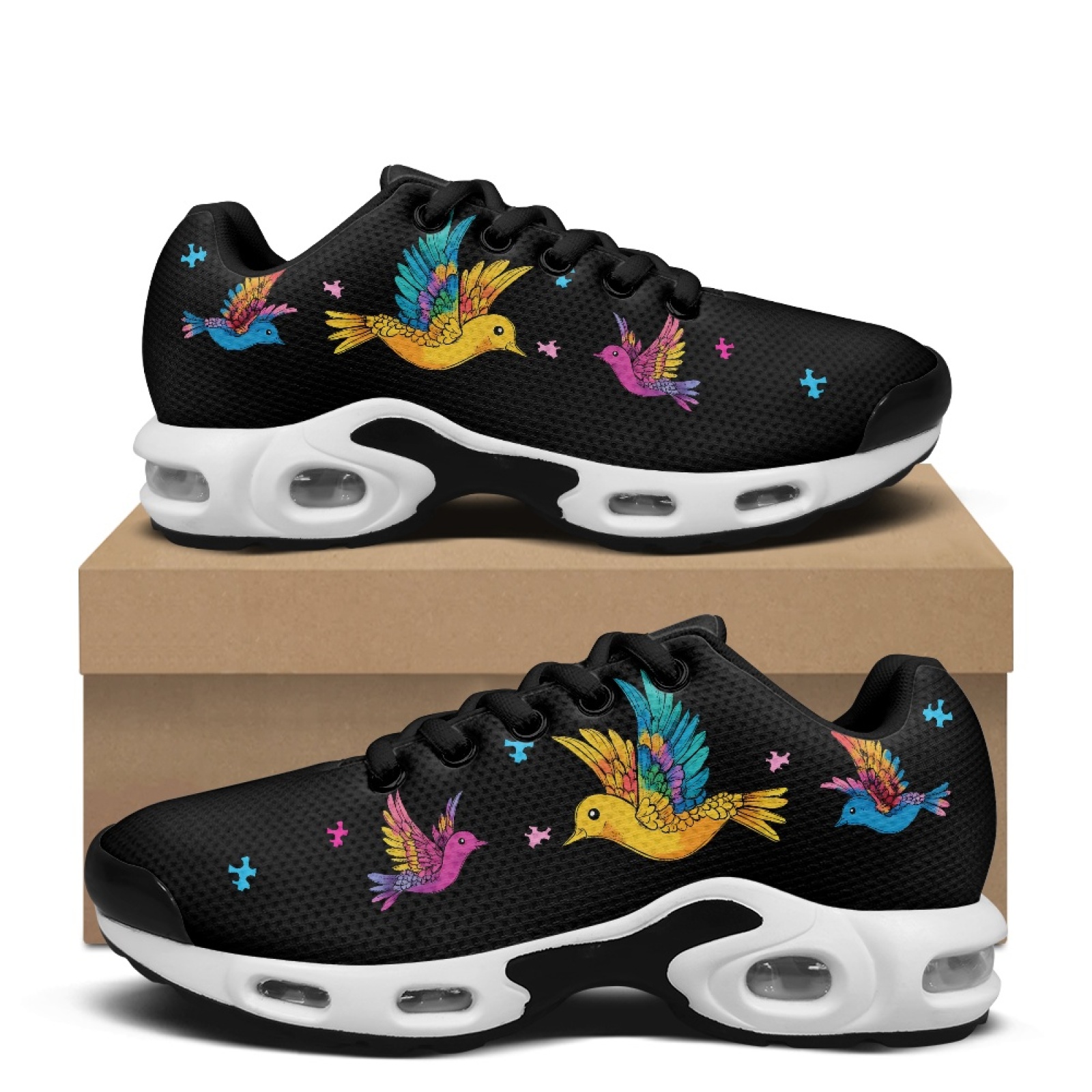 Men Shoes Quotes - Tênis PENSTROLL com Estampa de Pássaros