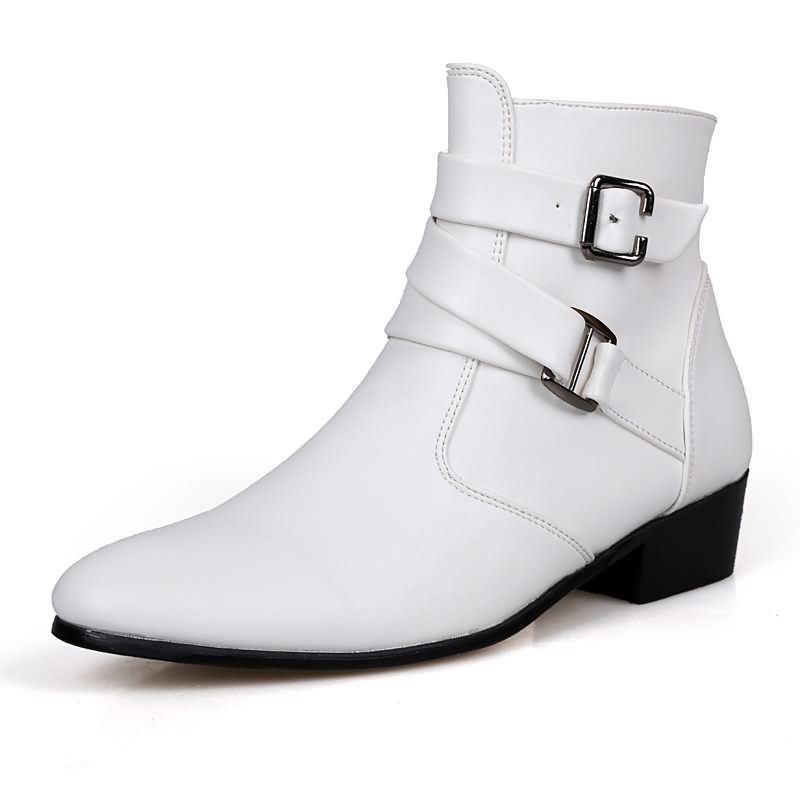Men Shoes Formal - Botas masculinas de luxo de couro