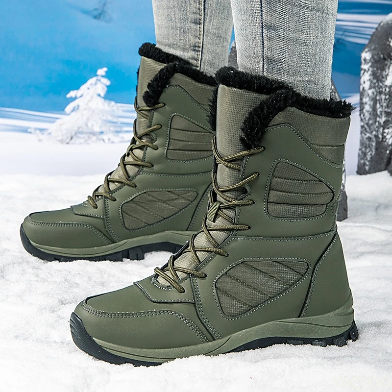 Inverno alta superior grosso r - Men'S Shoes Water Resistant avaliação e preço