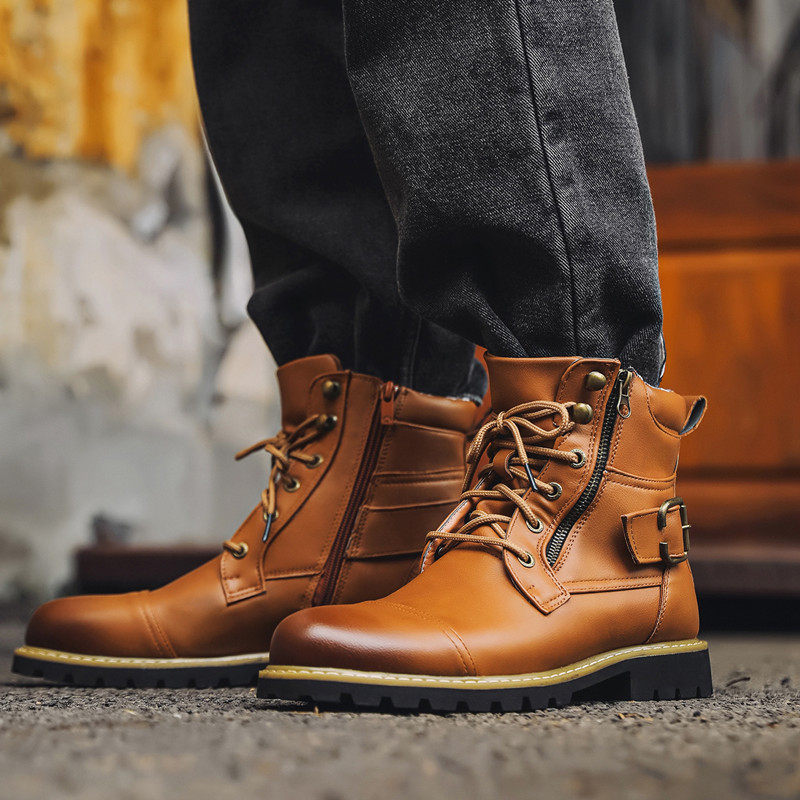 Botas de Couro Masculinas da M - Men Shoes Oxford avaliação e preço