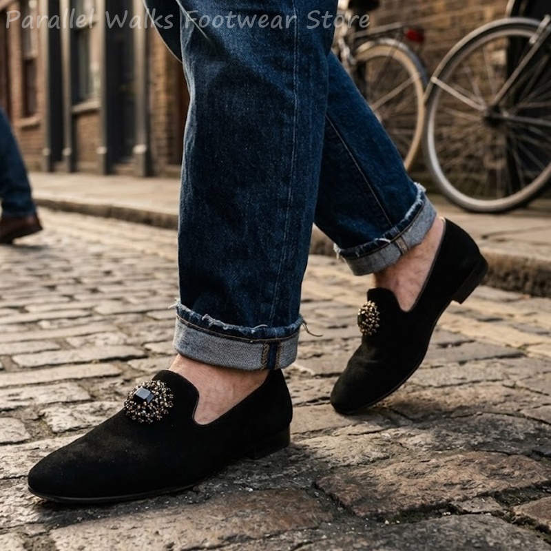 Mocassins Masculinos de Camurç - Men Shoes Formal avaliação e preço