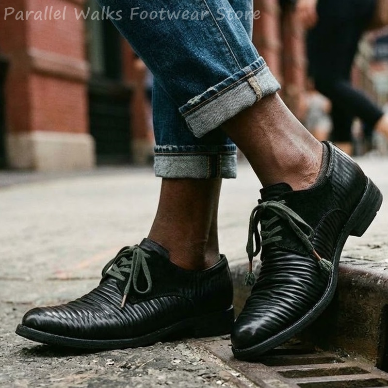 Sapatos Derby Masculinos de Co - Men Shoes Oxford avaliação e preço