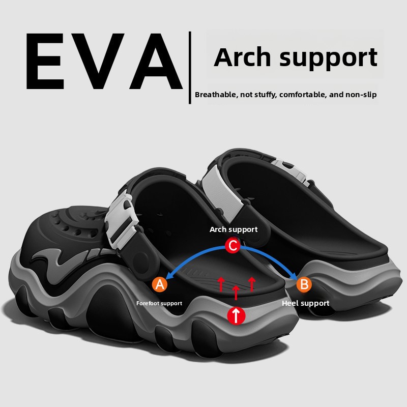 Sandálias de praia respiráveis - Men'S Shoes With Support avaliação e preço