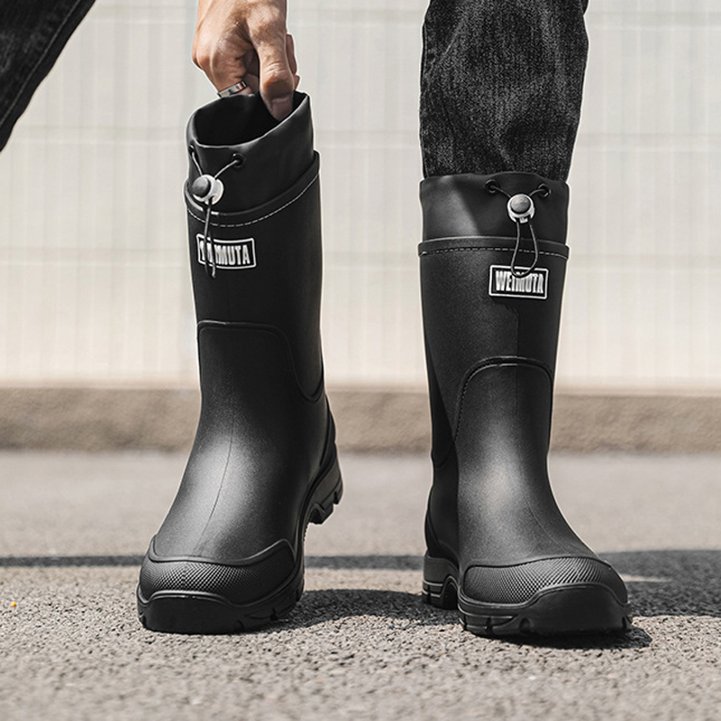 Botas de Chuva Duráveis Femini - Men'S Shoes Water Resistant avaliação e preço