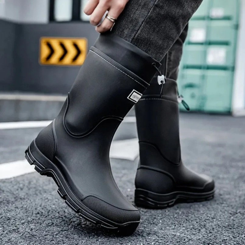 Botas de Chuva Duráveis Femini - Men'S Shoes Water Resistant avaliação e preço