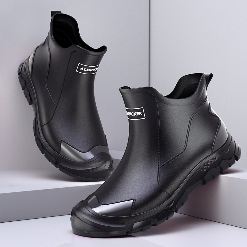 Botas de Chuva Curtas Masculin - Men'S Shoes Water Resistant avaliação e preço
