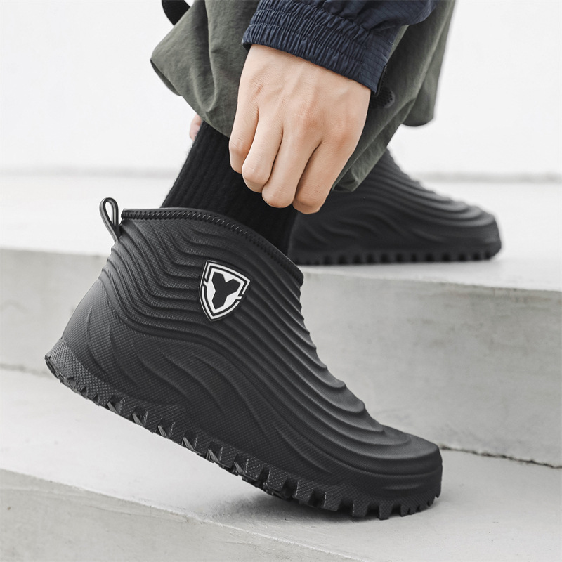 Sapatos de chuva masculinos mo - Men'S Shoes Water Resistant avaliação e preço