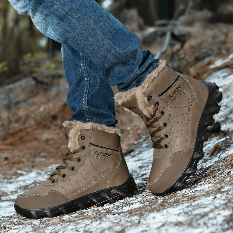 Botas de inverno masculinas qu - Men'S Shoes With Support avaliação e preço