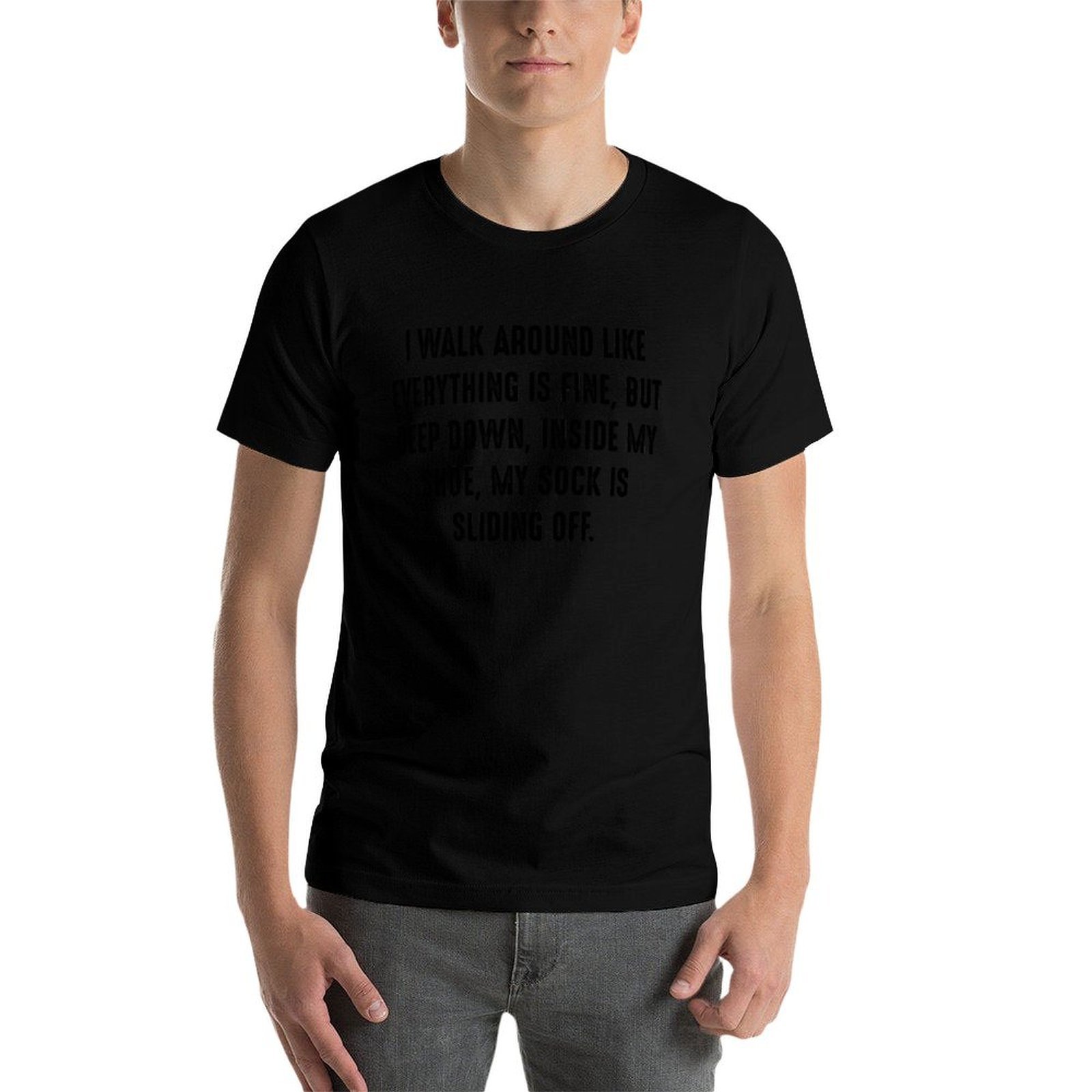 Citação engraçada 6 - Eu ando  - Men Shoes Quotes avaliação e preço