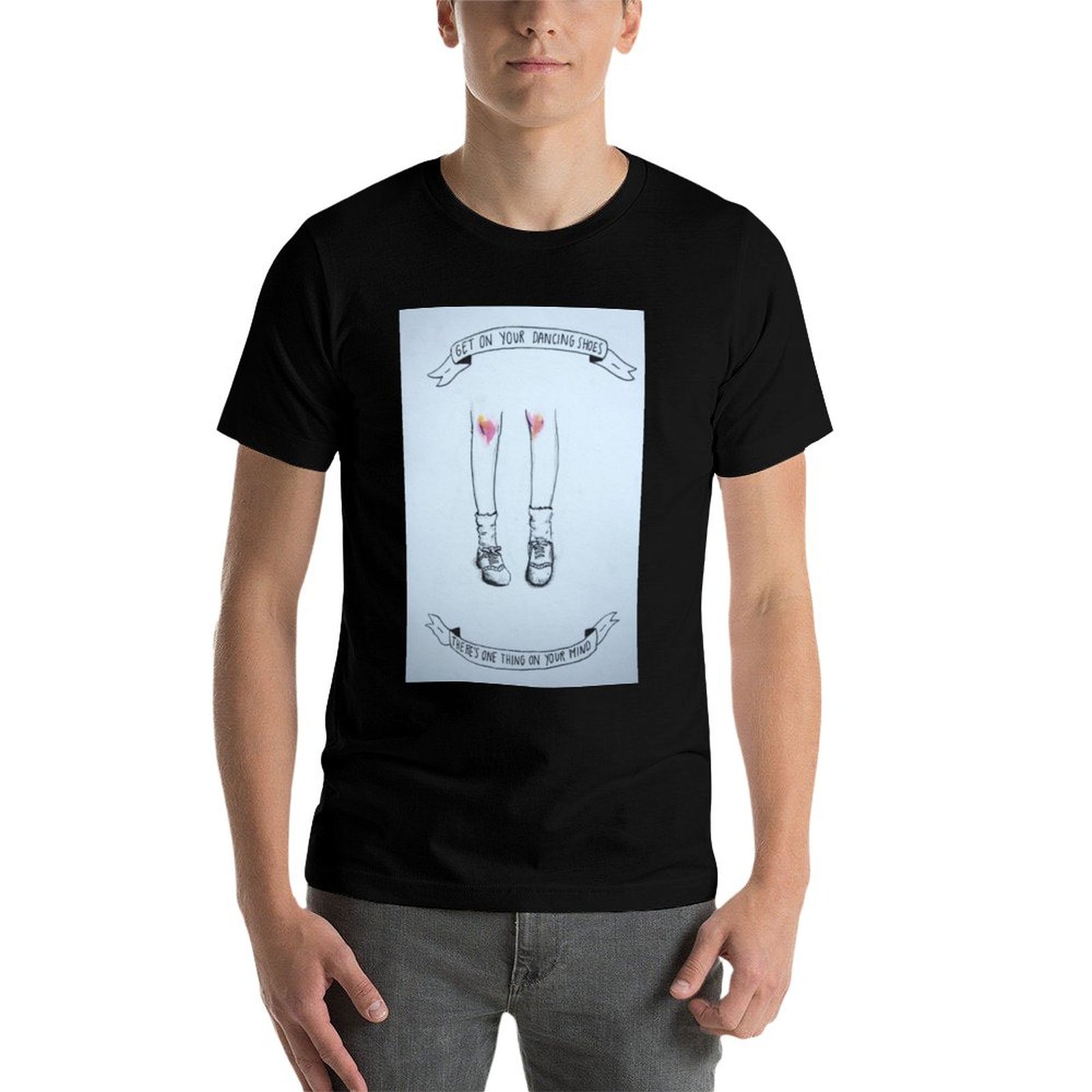 Camiseta com estampa de ilustr - Men Shoes Illustration avaliação e preço