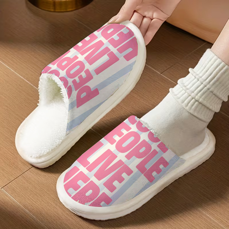 Chinelos de Pelúcia Luxuosos C - Men Shoes Quotes avaliação e preço