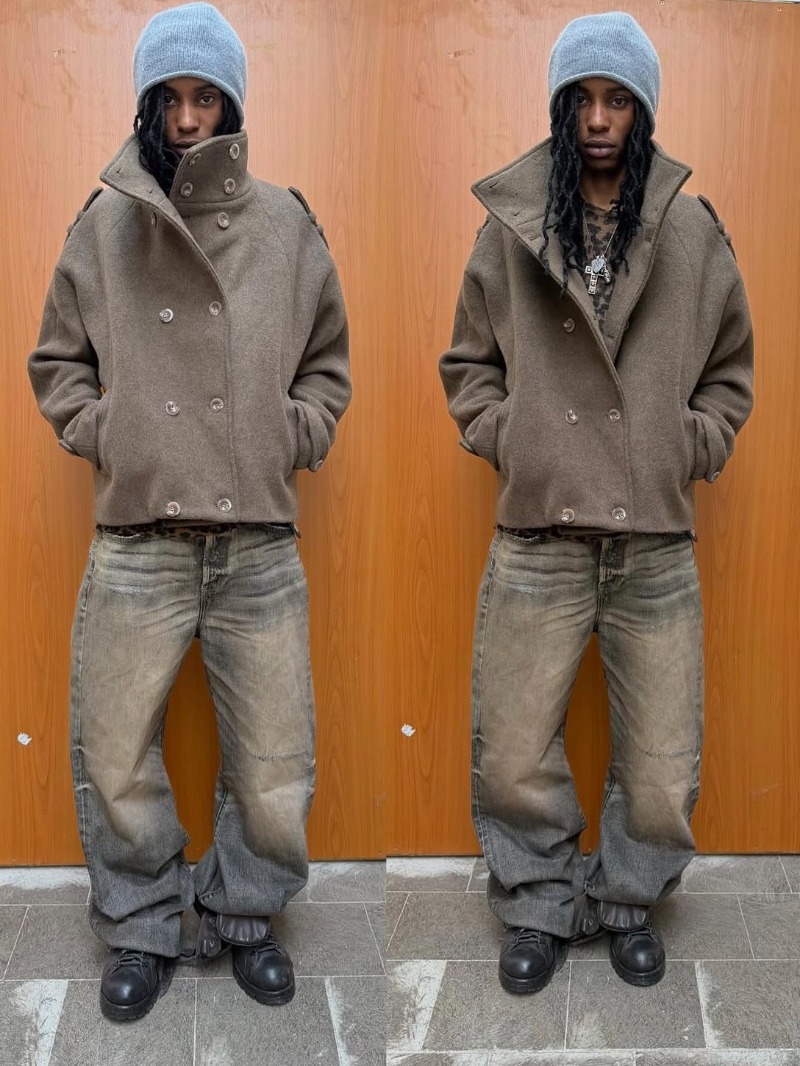 Jeans baggy bootcut desbotados - Men Shoes Jeans avaliação e preço