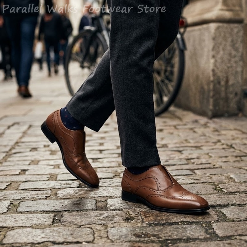 Sapatos masculinos de couro ma - Men Shoes Formal avaliação e preço