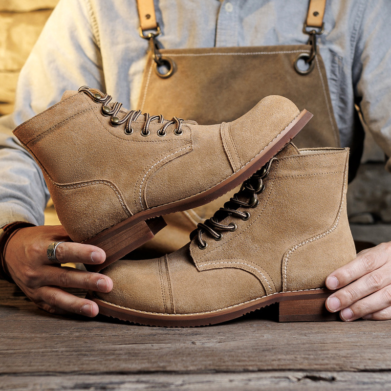 Bota de camurça com sola Goody - Men Shoes Type avaliação e preço