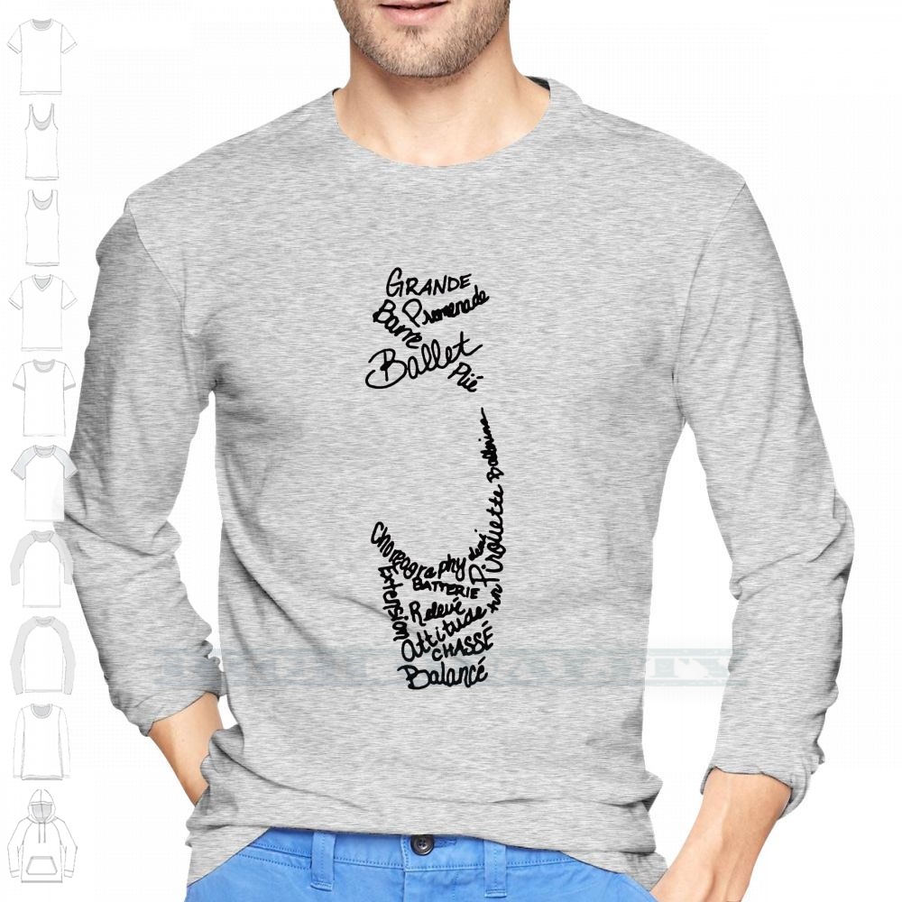 Camisa de balé de Pointe Shoe  - Men Shoes Quotes avaliação e preço