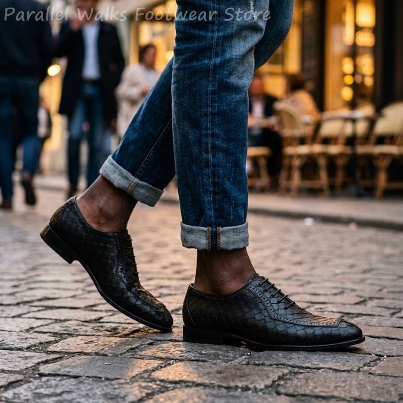 Sapatos Oxford Masculinos de C - Men Shoes Formal avaliação e preço