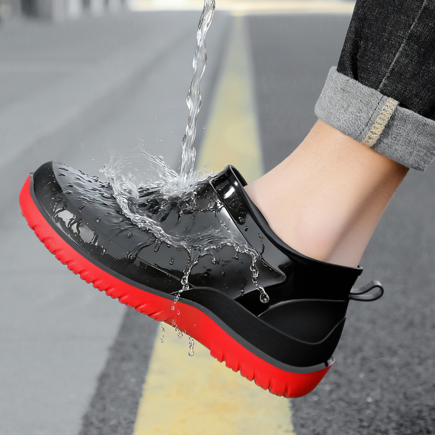 Botas de chuva masculinas, sap - Men'S Shoes Water Resistant avaliação e preço