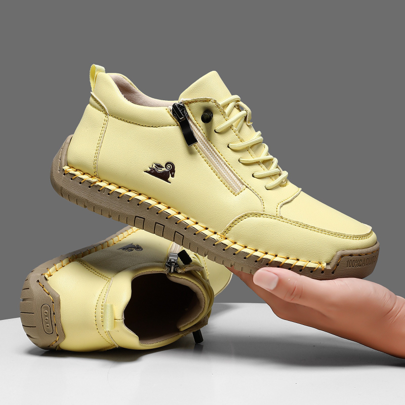 Tênis feminino de couro artesa - Men Shoes Type avaliação e preço