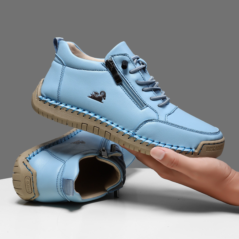 Tênis feminino de couro artesa - Men Shoes Type avaliação e preço